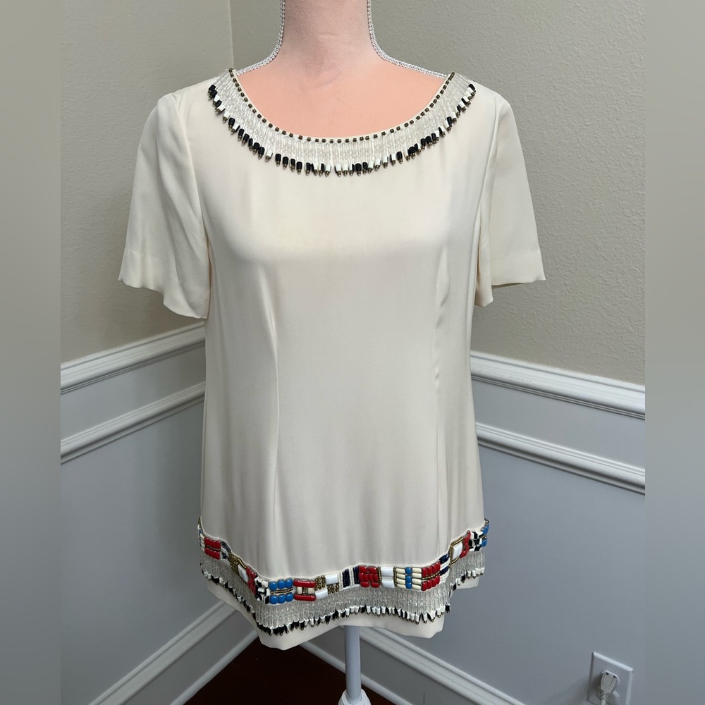 Tory Burch beaded top